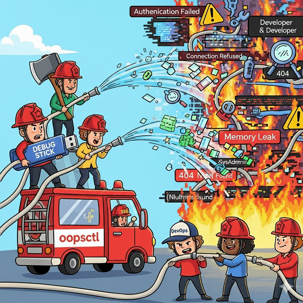 Software Firefighting Illustration
